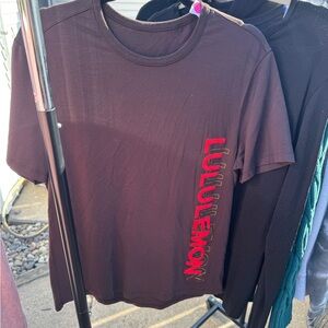 Lululemon T-Shirt with Red Logo